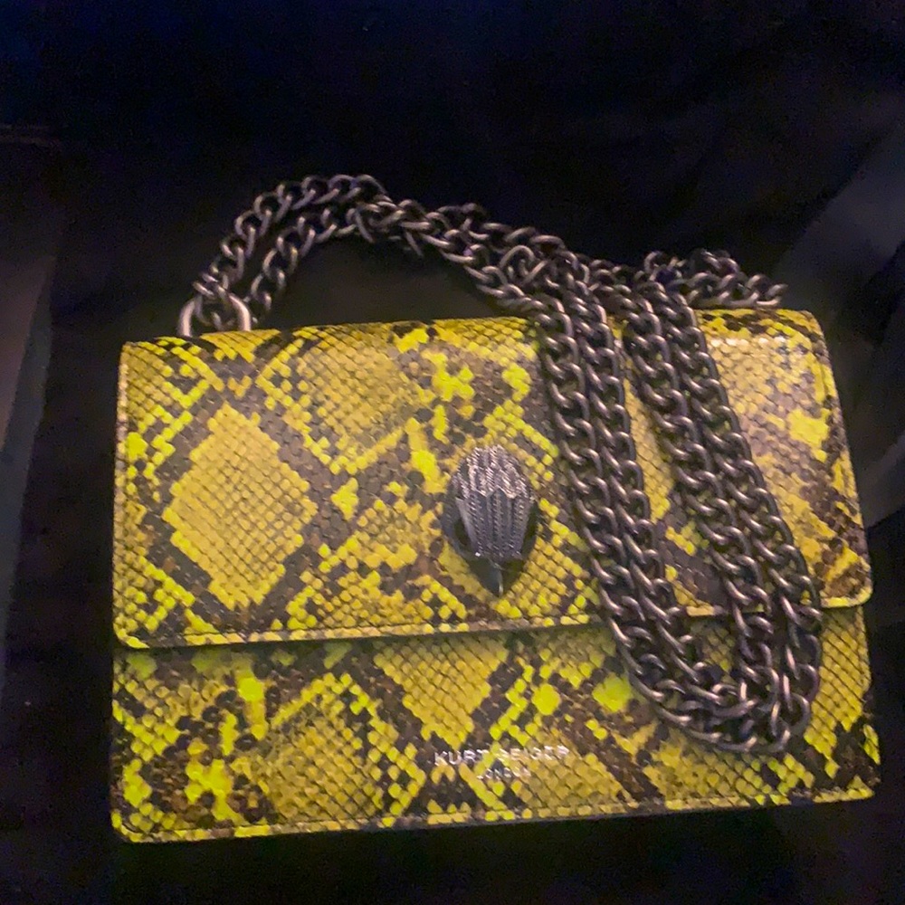 NWT Kurt Geiger London small snake exposed leather limited edition new with tag